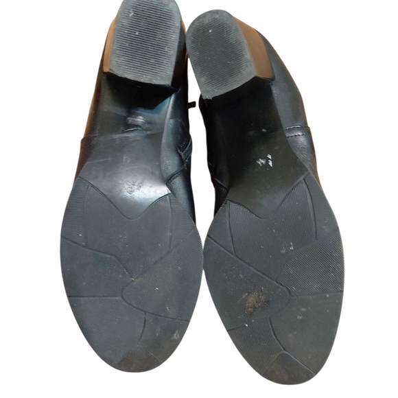 Regarde Le Ciel Black Leather Ankle boots Women's Black Booties Size 10 - Picture 6 of 12